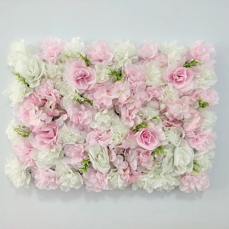 Mur de Fleurs Artificielles, Panneau 40 × 60 cm à l'Unité, 28 Coloris