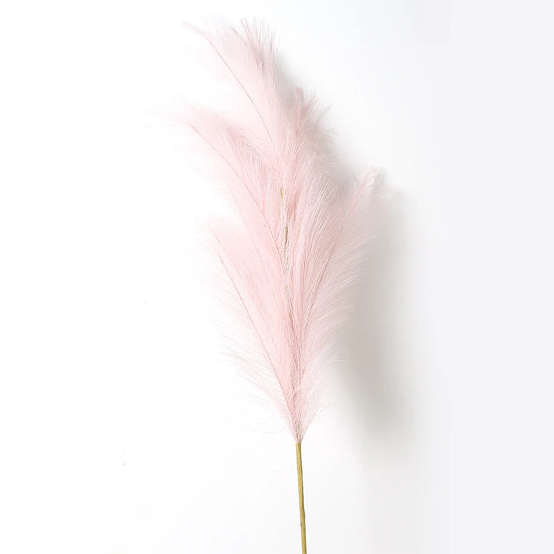 Pampa Artificielle Plumeau Souple, Tige de 90 ou 120 cm, 12 Coloris