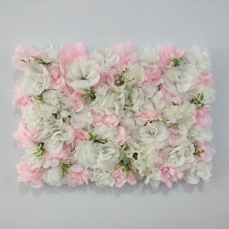 Mur de Fleurs Artificielles, Panneau 40 × 60 cm à l'Unité, 28 Coloris