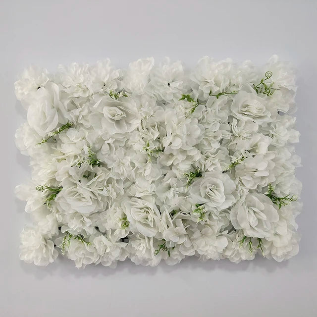 Mur de Fleurs Artificielles, Panneau 40 × 60 cm à l'Unité, 28 Coloris