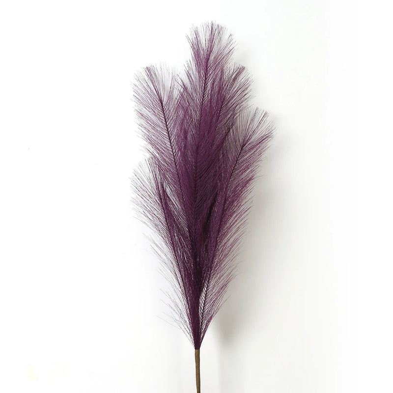 Pampa Artificielle Plumeau Souple, Tige de 90 ou 120 cm, 12 Coloris