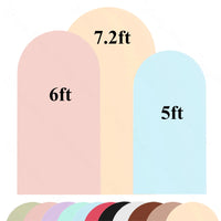Housse d'Arche de Mariage Bicolore Double Face, 24 Coloris, 200 × 100 cm