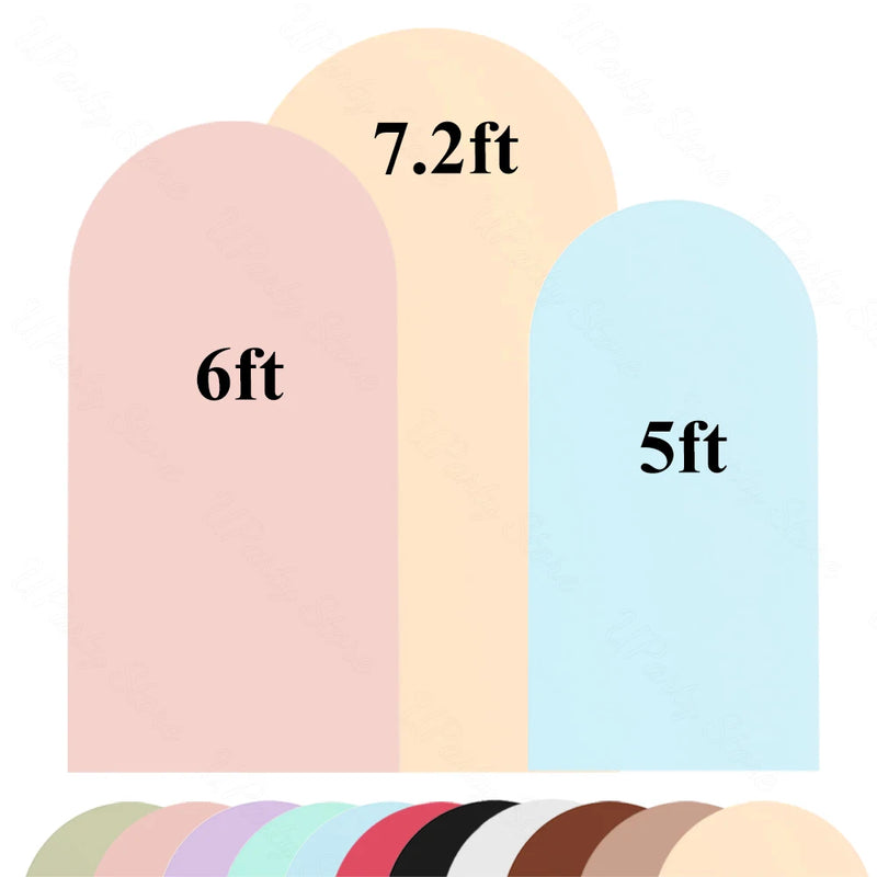 Housse d'Arche de Mariage Bicolore Double Face, 24 Coloris, 200 × 100 cm