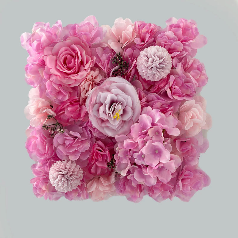 Mur de Fleurs Artificielles, Panneau Carré 35 × 35 cm, vue complémentaire 3