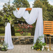 Voilage Chiffon pour Arche de Mariage, 6 Coloris, 3 ou 6 m