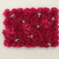 Mur de Fleurs Artificielles, Panneau Haute Densité 60 × 40 cm, 22 Coloris