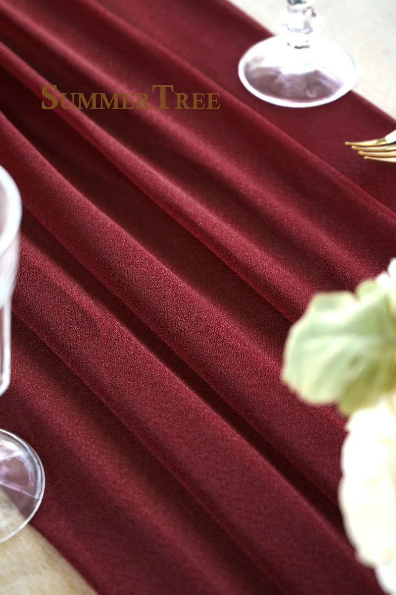 Voilage pour Arche de Mariage en 20 Coloris, coloris bordeaux