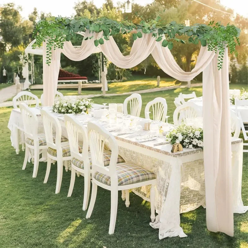 Voilage Chiffon pour Arche de Mariage, vue complémentaire 4