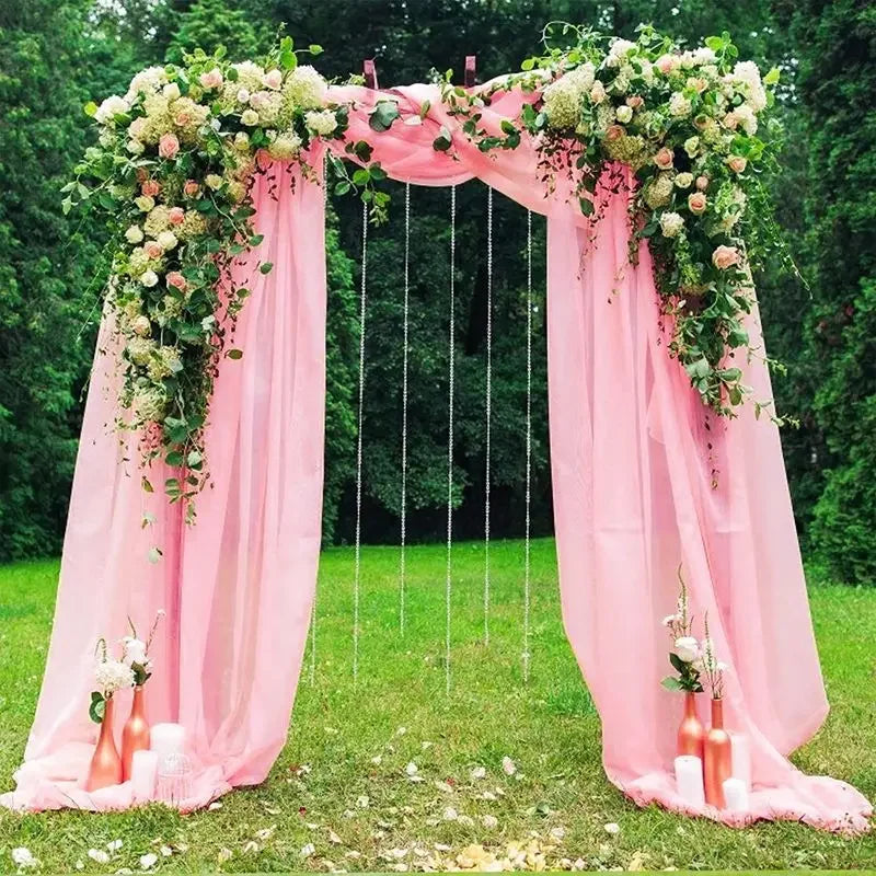 Voilage Chiffon pour Arche de Mariage, vue complémentaire 6