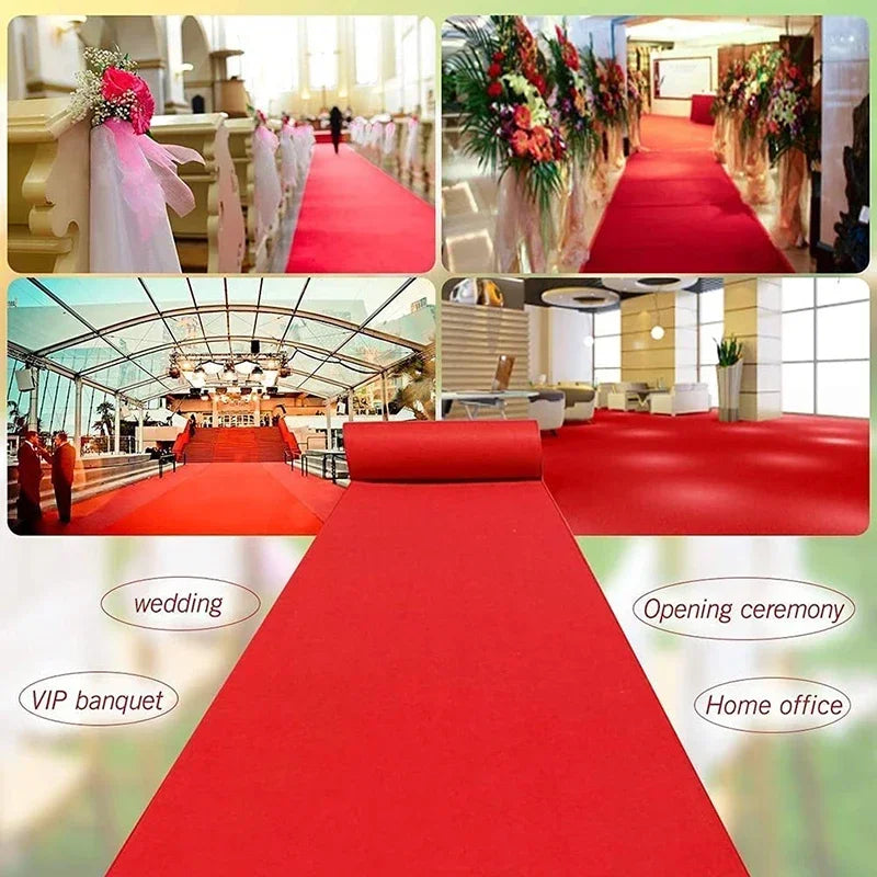 Tapis d'Allée de Mariage Rouge, Bleu ou Vert, 5 à 15 m de Long, vue complémentaire 6