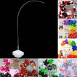 Support d'Arche de Ballons Courbe, Tube PVC Souple 2,5 m avec Base à Lester