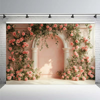 Toile de Fond Florale pour Photocall Mariage, vue complémentaire 4