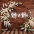 Néon Mariage « Mr & Mrs » Blanc Chaud ou Froid, 40 cm
