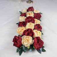 Mur de Fleurs Artificielles, Panneau de Pivoines 52 × 25 cm, vue complémentaire 2