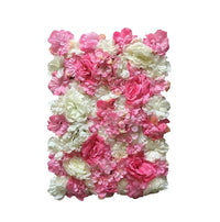 Mur de Fleurs Artificielles, Panneau Haute Densité 60 × 40 cm, 22 Coloris