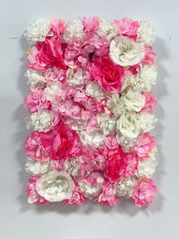Mur de Fleurs Artificielles, Panneau Haute Densité 60 × 40 cm, 22 Coloris