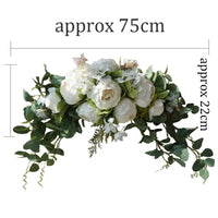 Fleurs pour Arche de Mariage, Pivoines et Eucalyptus de 75 cm, vue complémentaire 5