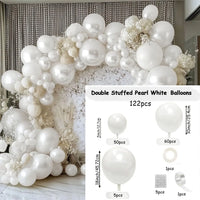 Kit Arche de Ballons Blanc Perlé, 122 Pièces, vue complémentaire 4