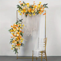 Arche de Mariage Rectangulaire Dorée en Métal, 120 × 180 cm, vue complémentaire 2