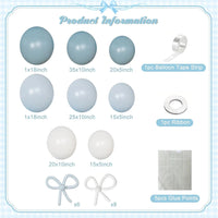 Kit Arche de Ballons Bleu Poussière, vue complémentaire 5