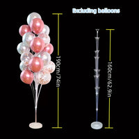 Support à Bouquet de Ballons sur Pied, Colonne à Étages, support de 160 cm, modèle A