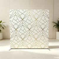 Fond de Photocall Double Face en Aluminium, 243 x 243 cm, 20 Motifs Recto Verso