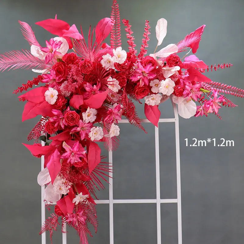 Composition Florale Fuchsia et Rouge pour Arche, vue complémentaire 6