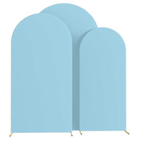 Housse d'Arche de Mariage en Spandex, coloris bleu ciel