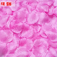 Pétales de Rose Artificiels en Tissu, coloris rose bonbon