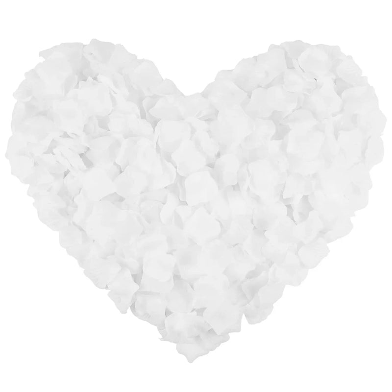 Pétales de Rose Artificiels Blancs en Tissu, vue complémentaire 5