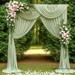Voilage Arche de Mariage en Mousseline, 70 cm de Large, 16 Coloris
