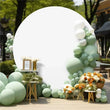 Housse de Panneau Rond de Mariage Ajustée, 8 Coloris, de 180 à 230 cm