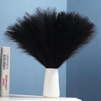 Pampa Artificielle Noire, Lot de 10 Tiges de 55 cm, vue d'ensemble