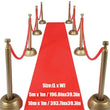 Tapis d'Allée de Mariage Rouge, Bleu ou Vert, 5 à 15 m de Long
