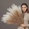 Pampa Artificielle Plumeau Souple, Tige de 90 ou 120 cm, 12 Coloris