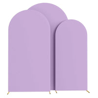 Housse d'Arche de Mariage en Spandex, coloris lilas
