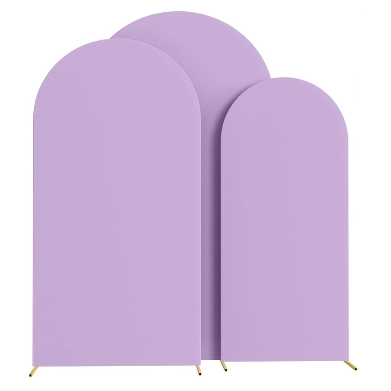 Housse d'Arche de Mariage en Spandex, coloris lilas