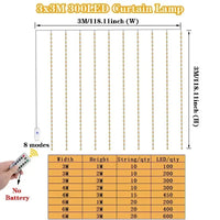 Rideau Lumineux LED Grand Format USB, vue complémentaire 6