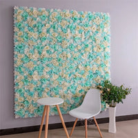 Mur de Fleurs Artificielles, Panneau Haute Densité 60 × 40 cm, 22 Coloris
