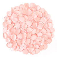 Pétales de Rose Satinés Artificiels, coloris rose pêche