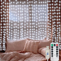 Rideau Lumineux LED avec Télécommande, 100 à 600 LED, vue d'ensemble