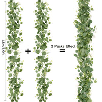 Guirlande d'Eucalyptus avec Fleurs pour Arche, eucalyptus seul
