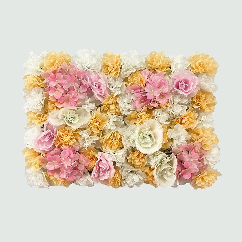 Mur de Fleurs Artificielles, Panneau 40 × 60 cm à l'Unité, 28 Coloris