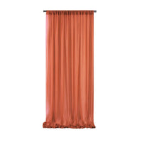 Voilage Mousseline Sans Plis pour Arche de Mariage, coloris rouille