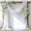 Voilage d'Arche de Mariage 76 cm de Large, 4 Longueurs de 3 à 10 m, 18 Coloris