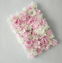 Mur de Fleurs Artificielles, Panneau Haute Densité 60 × 40 cm, 22 Coloris