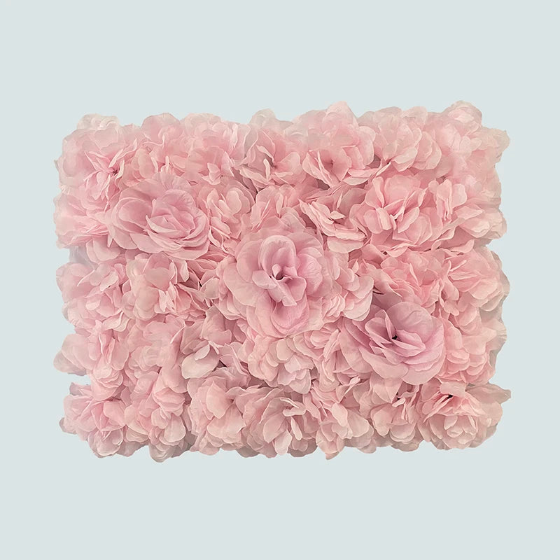 Mur de Fleurs Artificielles, Lot de 6 Panneaux 40 × 30 cm, 8 Coloris