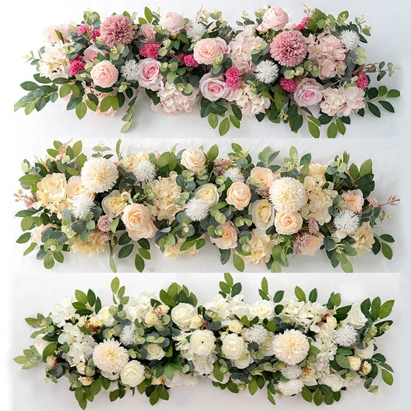 Fleurs pour Arche de Mariage, Guirlande de Roses 100 cm, vue complémentaire 3