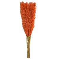 Pampa Artificielle Orange, Caramel et Abricot, 10 tiges orange